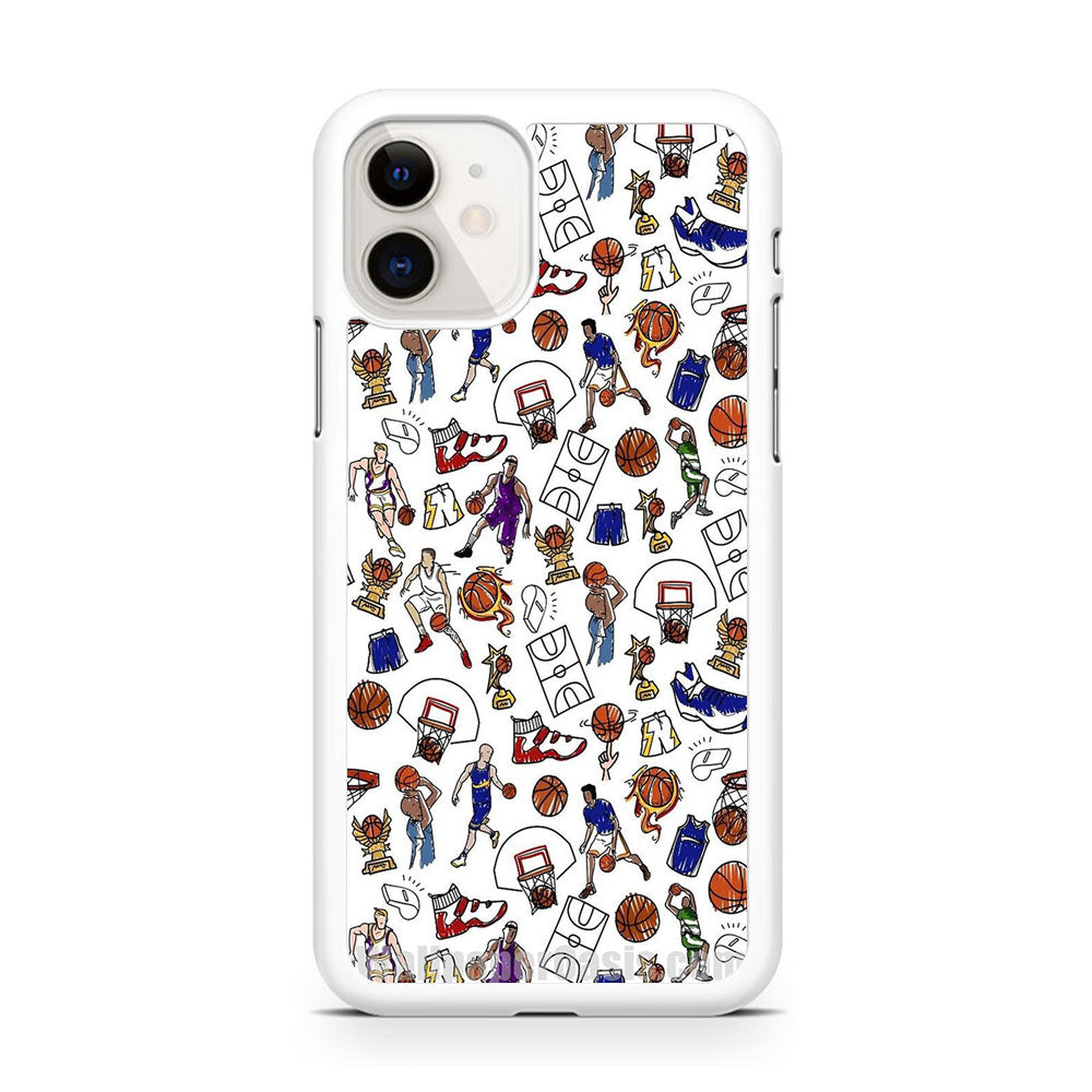 Basket Story Wall Painting iPhone 11 Case