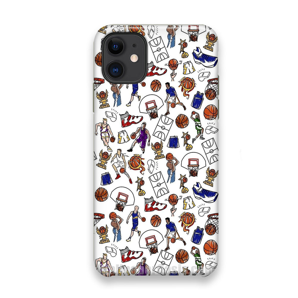 Basket Story Wall Painting iPhone 11 Case