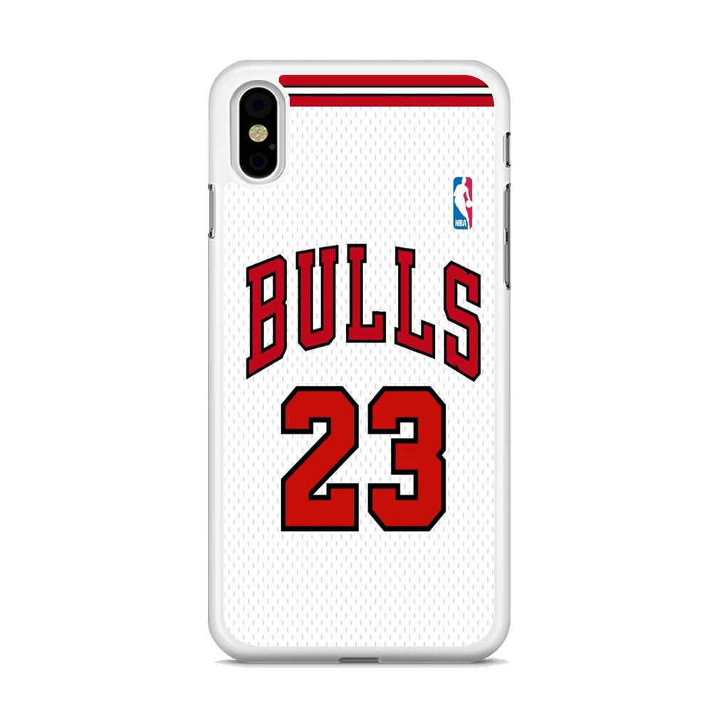 Basketball Bull Twenty Three White iPhone X Case