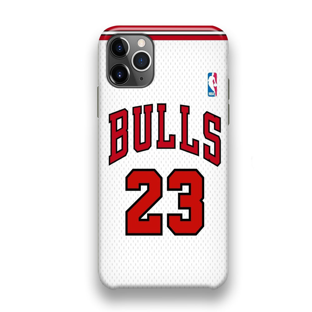 Basketball Bull Twenty Three White iPhone 11 Pro Case