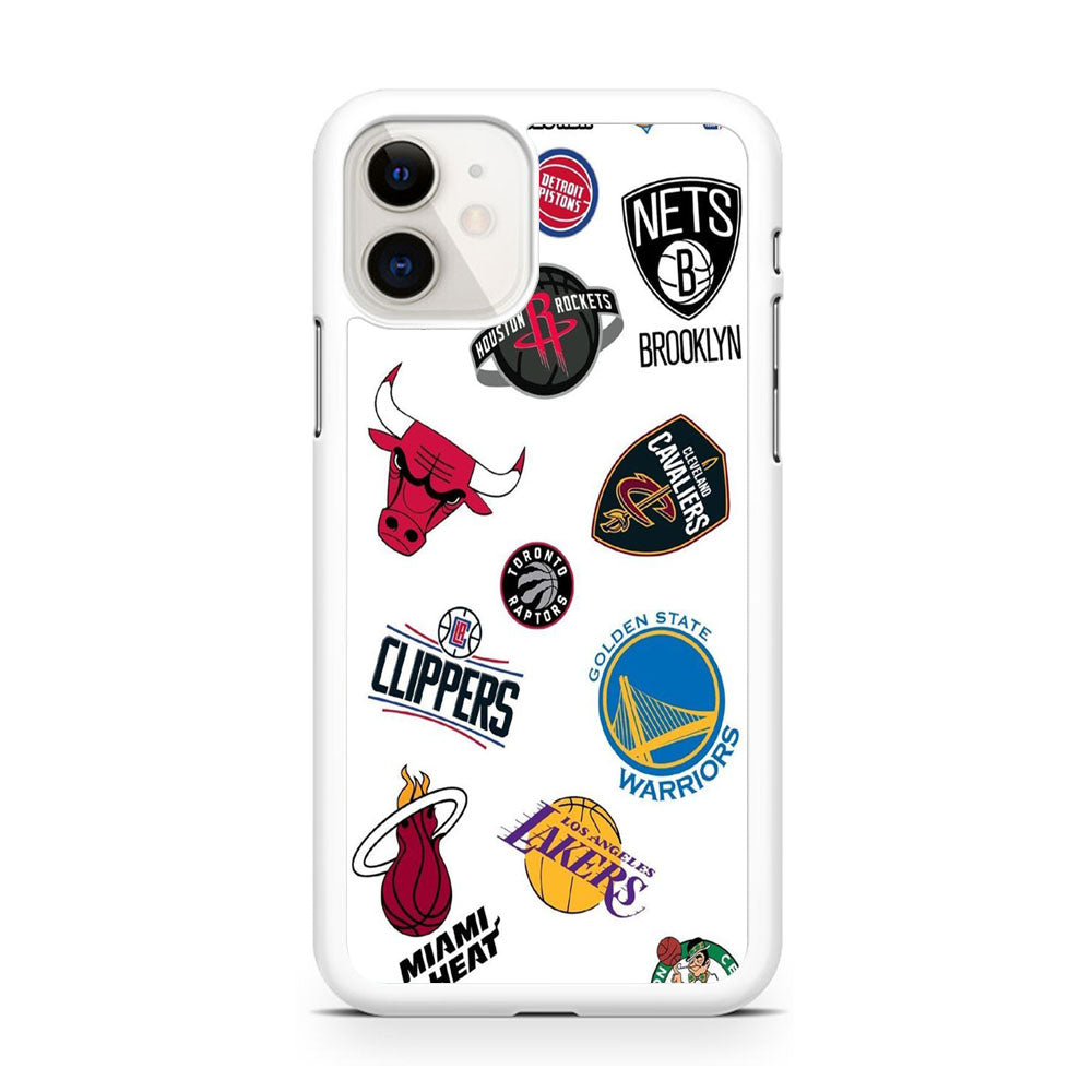 Basketball Team NBA iPhone 11 Case WHITE