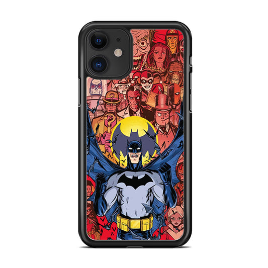 Batman Collage of Expression iPhone 11 Case