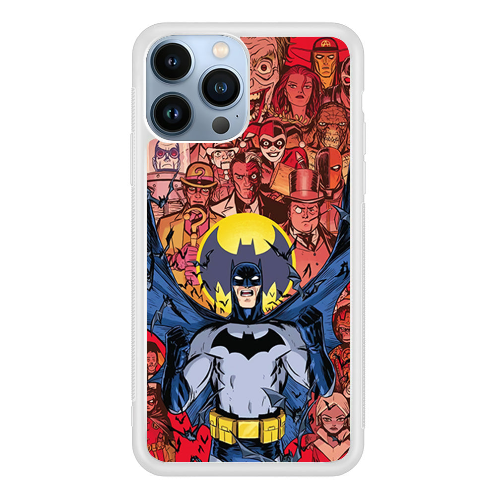 Batman Collage of Expression iPhone 13 Pro Case
