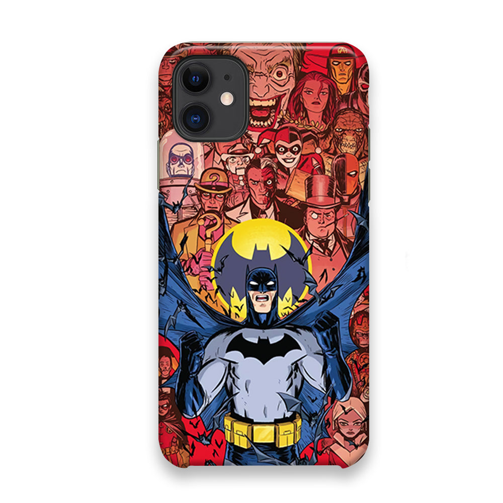 Batman Collage of Expression iPhone 11 Case