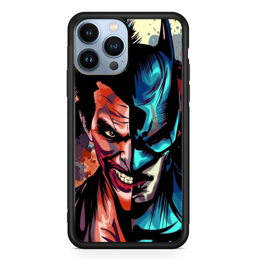 Batman Half Face Joker iPhone 13 Pro Max Case