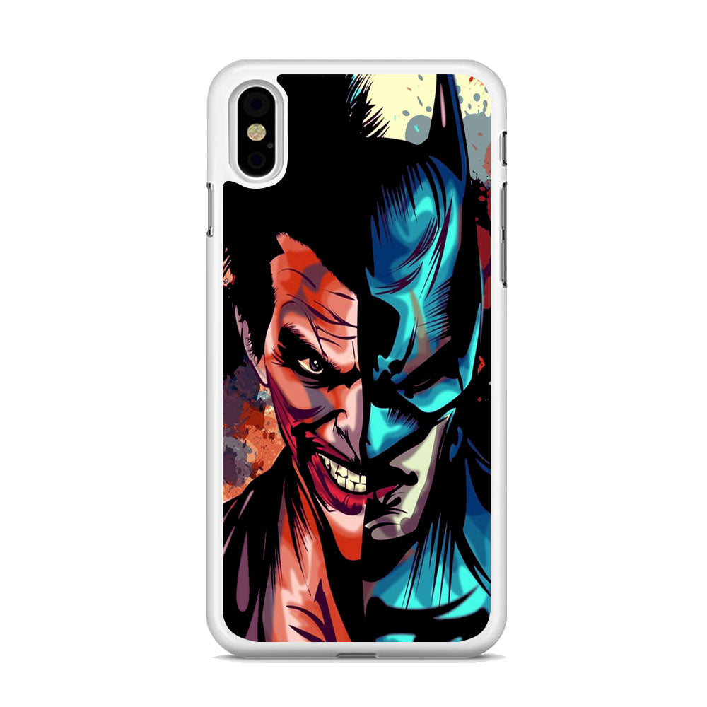 Batman Half Face Joker iPhone X Case