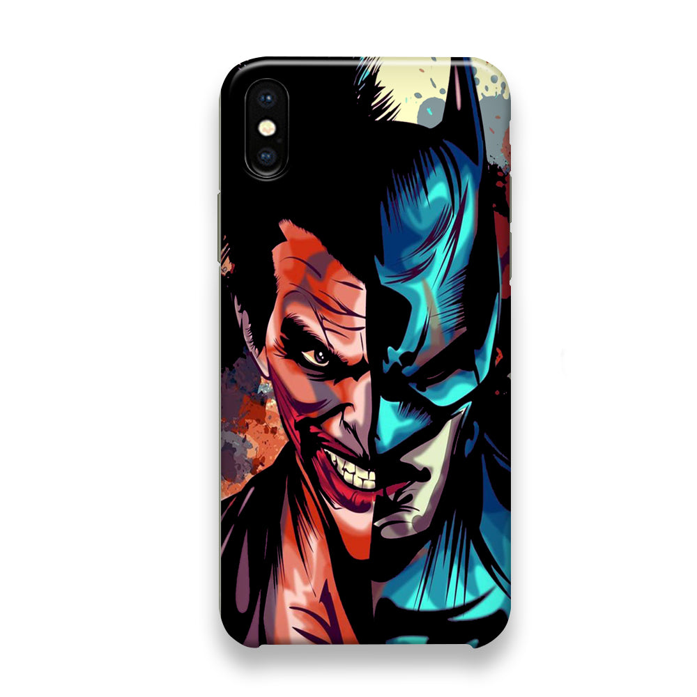 Batman Half Face Joker iPhone X Case