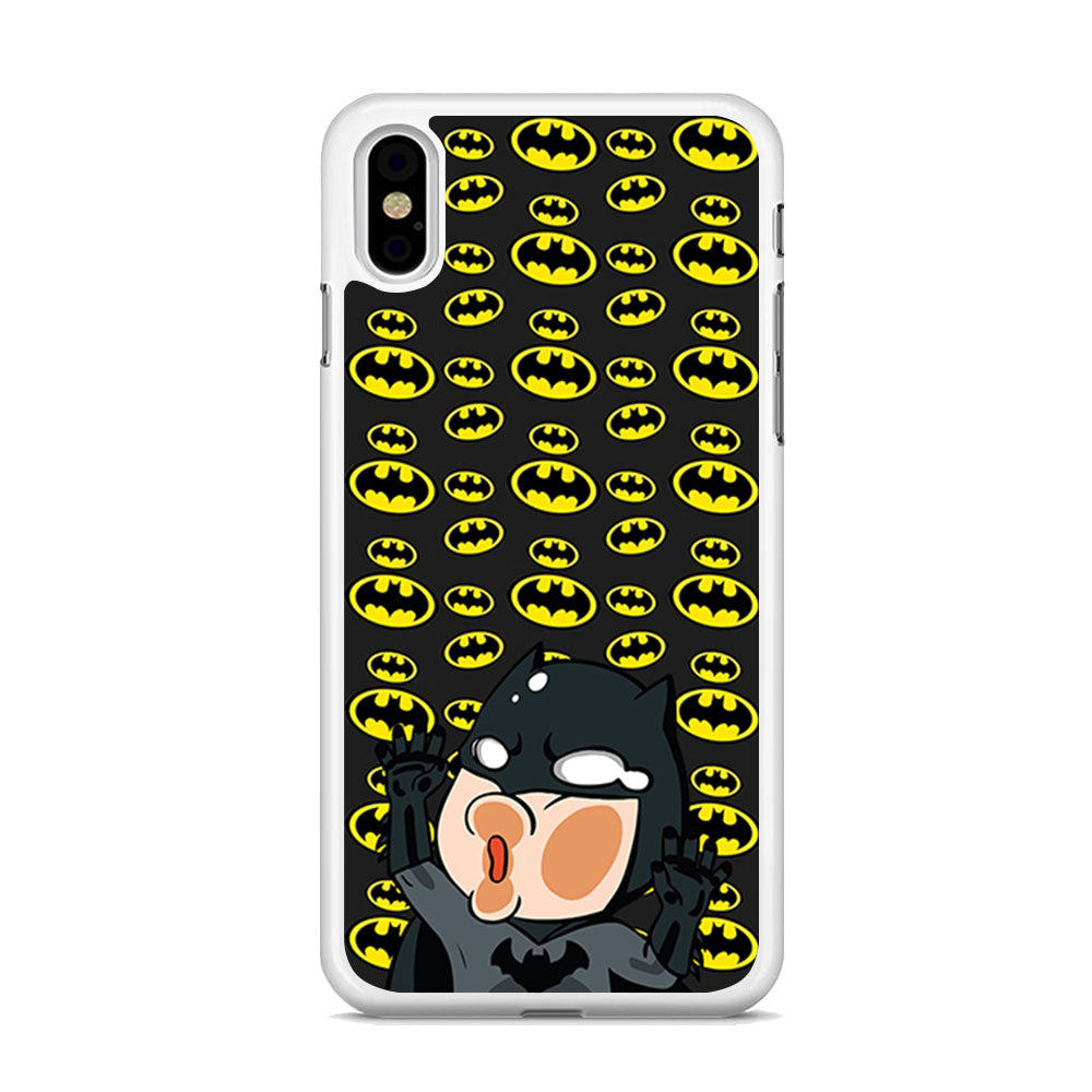 Batman and Invisible Wall iPhone X Case