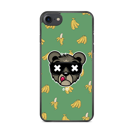 Bear Head Banana Patern iPhone 8 Case