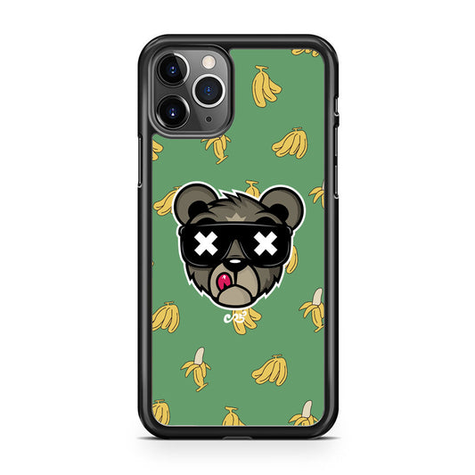 Bear Head Banana Patern iPhone 11 Pro Case