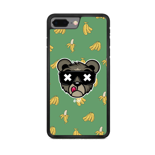 Bear Head Banana Patern iPhone 7 Plus Case