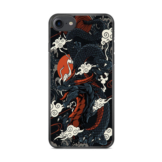 Black Cloud Dragon Papper iPhone 8 Case