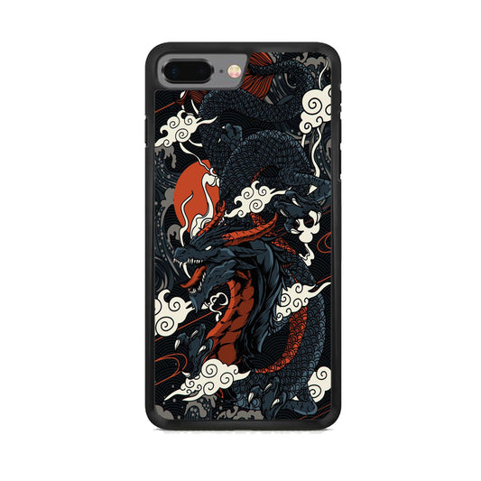 Black Cloud Dragon Papper iPhone 7 Plus Case