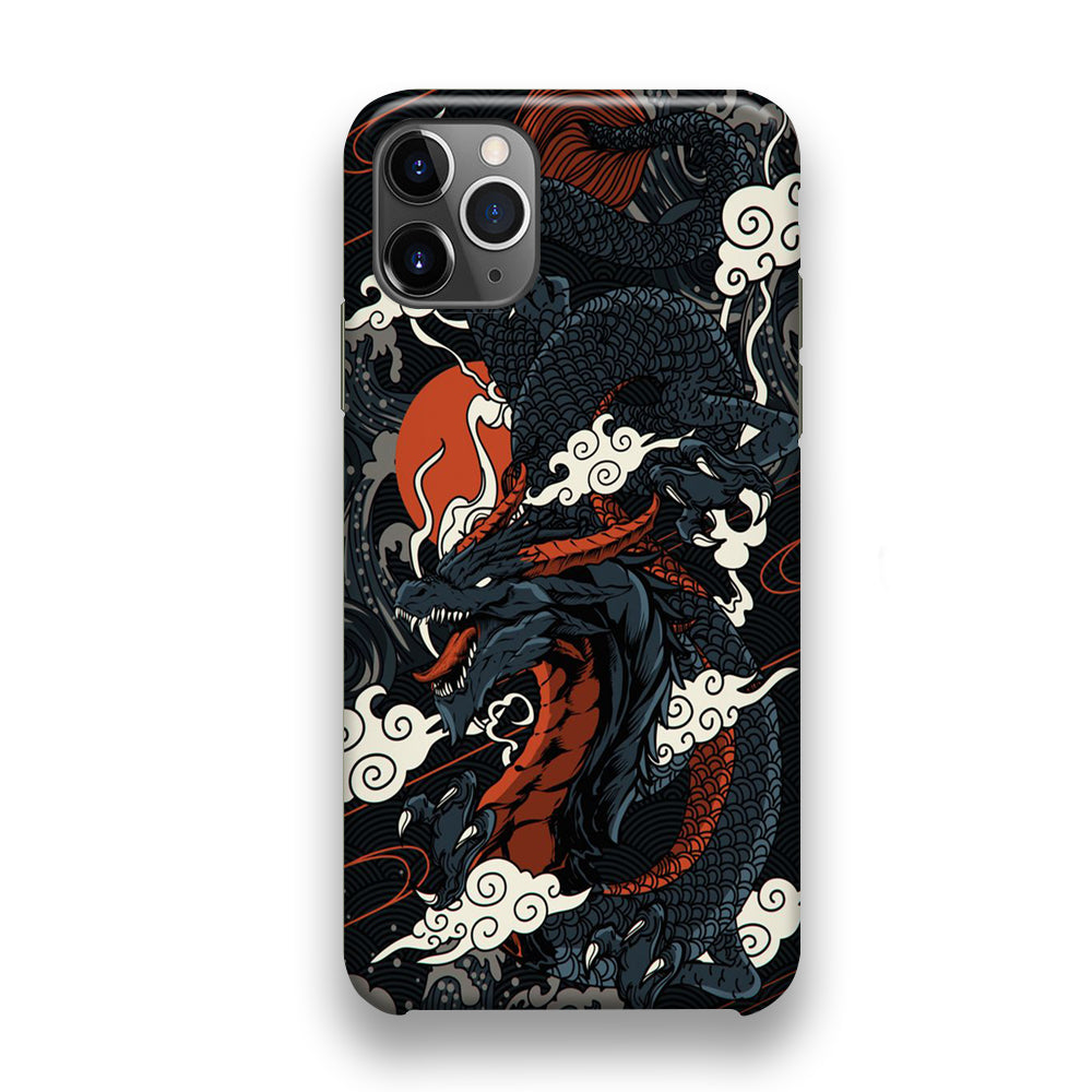 Black Cloud Dragon Papper iPhone 11 Pro Case