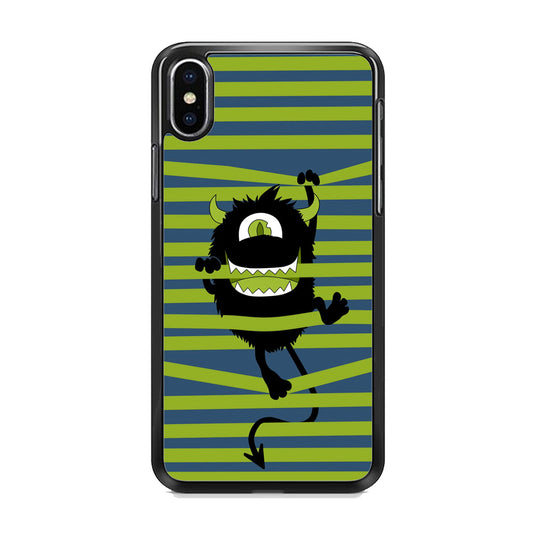 Black Monsters Playground iPhone X Case
