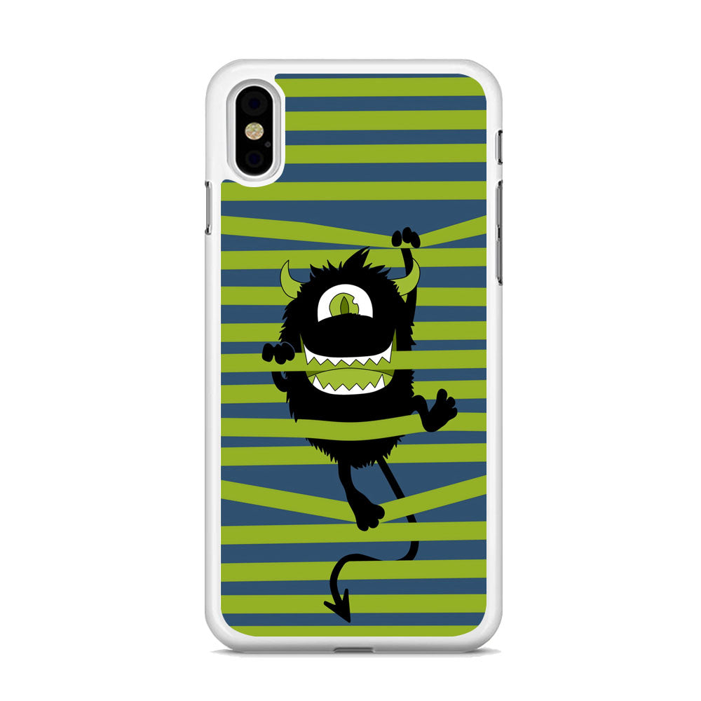Black Monsters Playground iPhone X Case