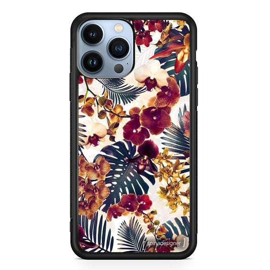 Brown Orchid Jungle Explore iPhone 13 Pro Max Case