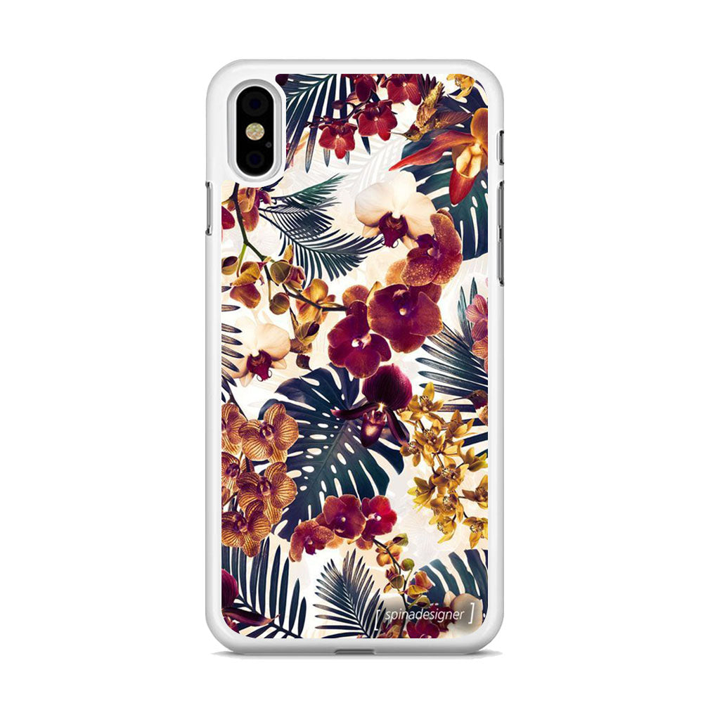 Brown Orchid Jungle Explore iPhone X Case