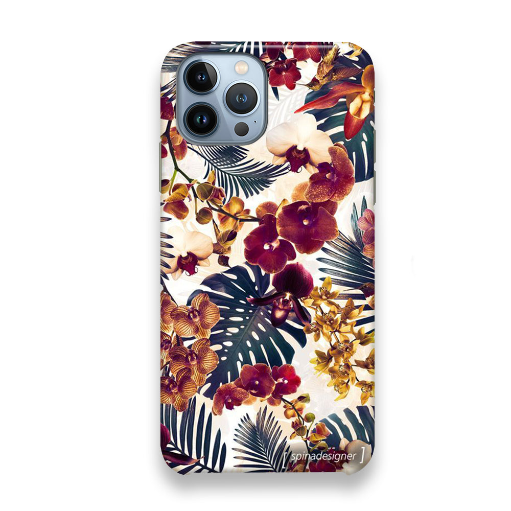 Brown Orchid Jungle Explore iPhone 13 Pro Case