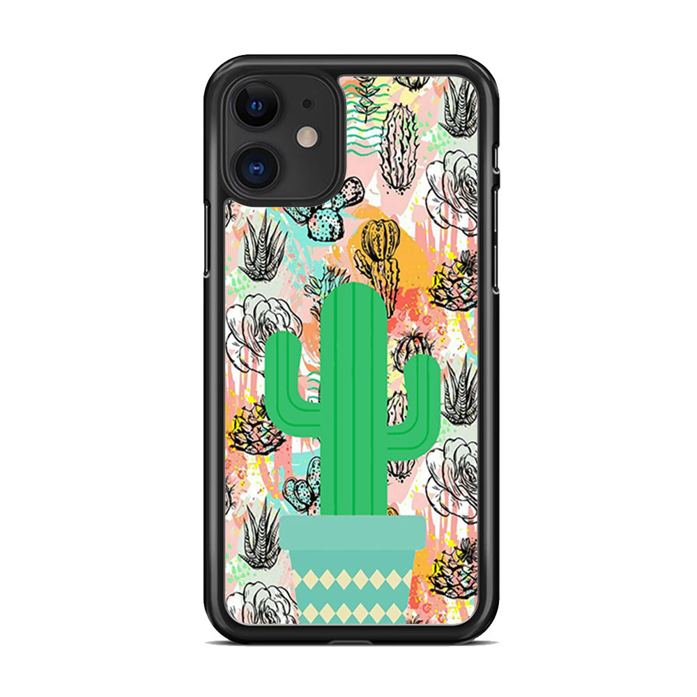 Cactus Colorful Life iPhone 11 Case