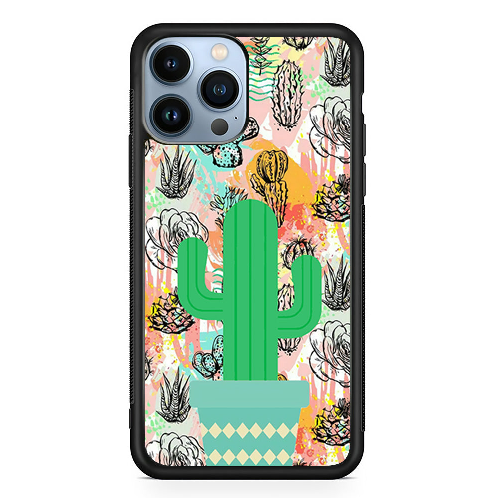 Cactus Colorful Life iPhone 13 Pro Case