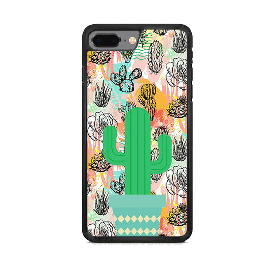 Cactus Colorful Life iPhone 7 Plus Case