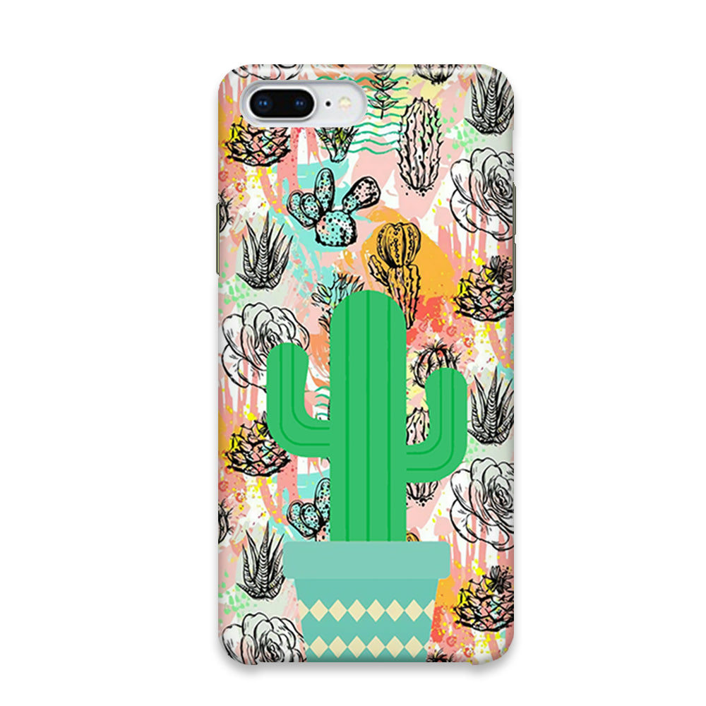 Cactus Colorful Life iPhone 7 Plus Case