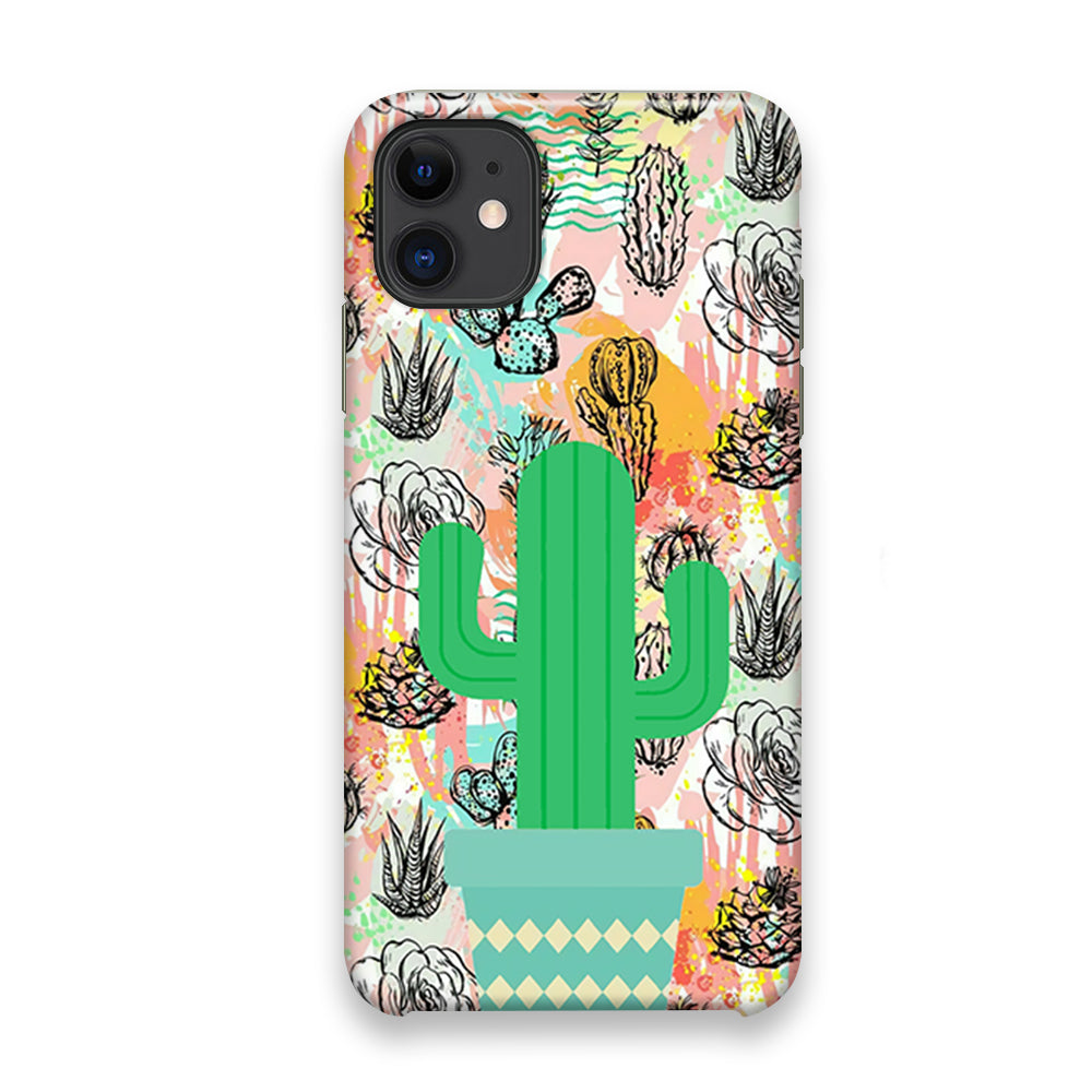 Cactus Colorful Life iPhone 11 Case