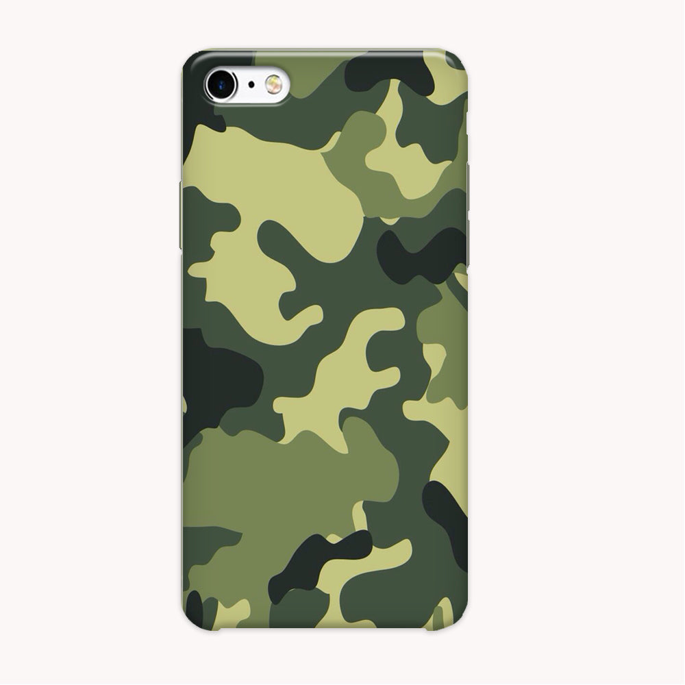 Camo Dark Green Curve Patern iPhone 6 Plus | 6s Plus Case