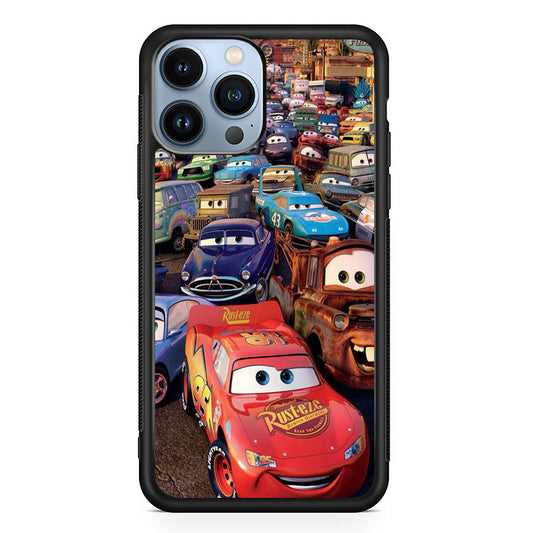 Cars Familly Character iPhone 13 Pro Max Case