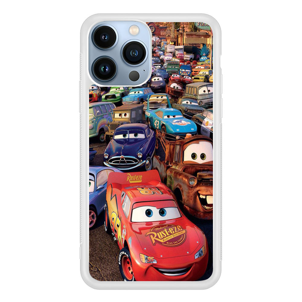 Cars Familly Character iPhone 13 Pro Max Case