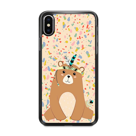 Cartoon Prince Bear iPhone X Case