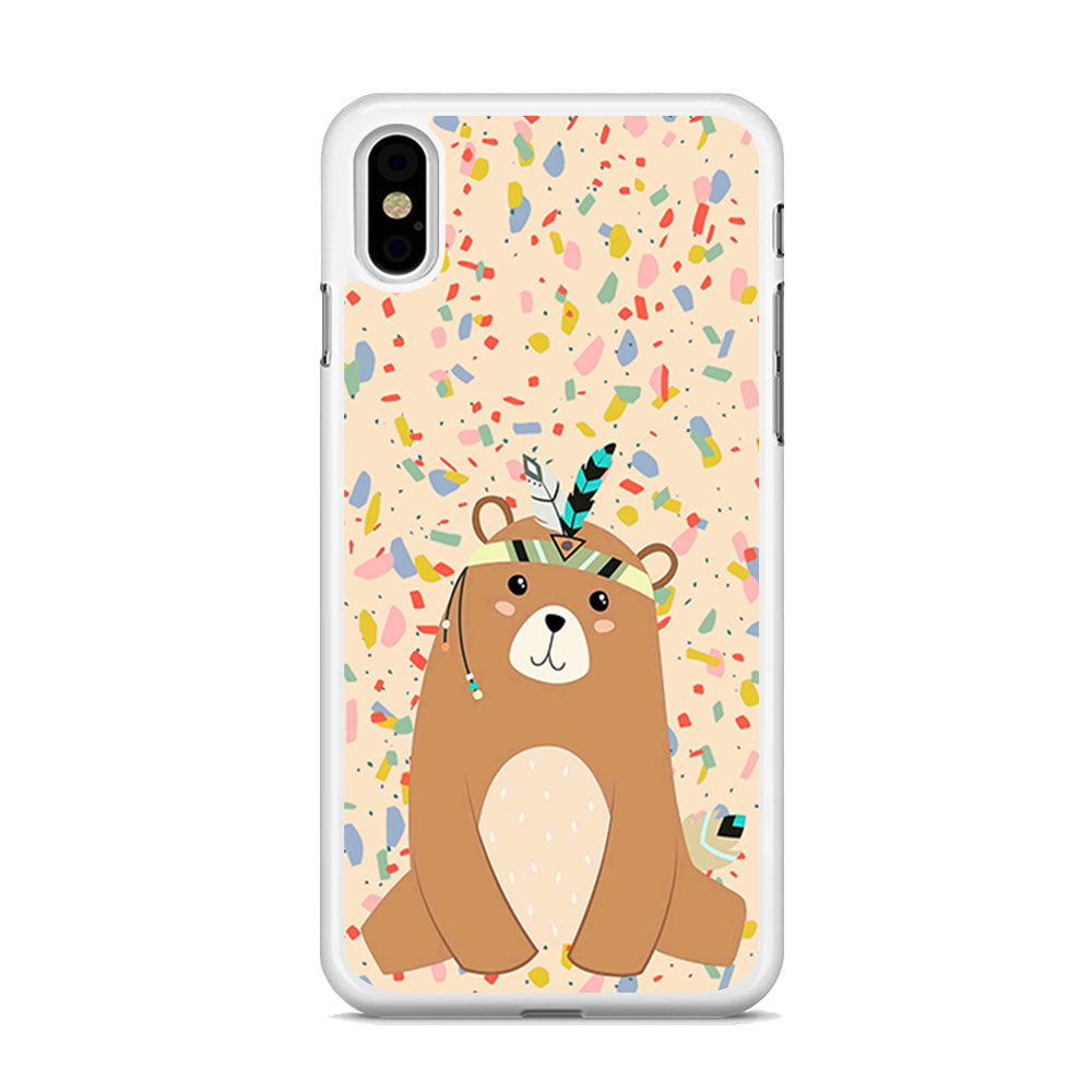 Cartoon Prince Bear iPhone X Case