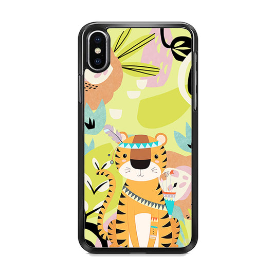 Cartoon Tiger Chief iPhone X Case