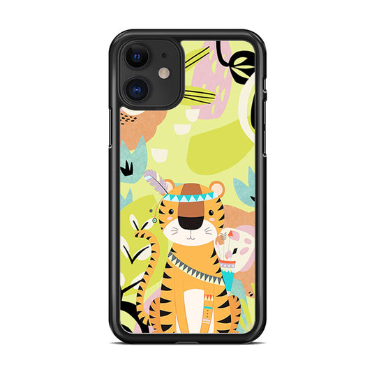 Cartoon Tiger Chief iPhone 11 Case