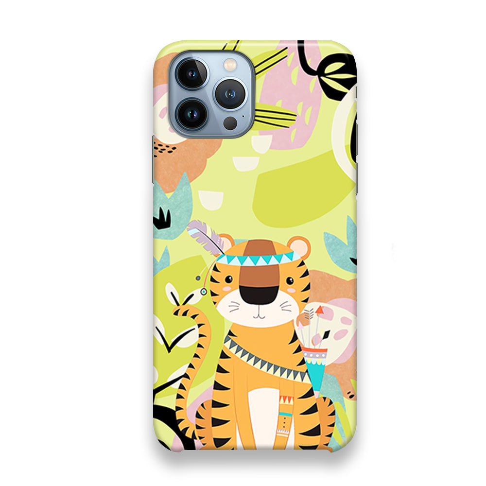 Cartoon Tiger Chief iPhone 13 Pro Max Case