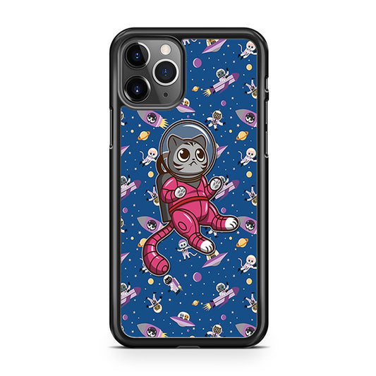 Cat Astronaut From Earth iPhone 11 Pro Case