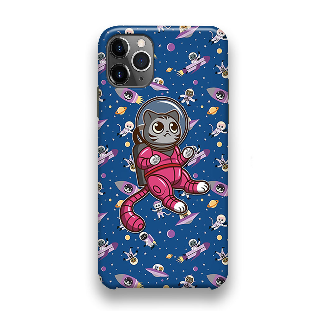 Cat Astronaut From Earth iPhone 11 Pro Case