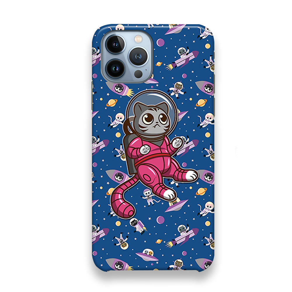 Cat Astronaut From Earth iPhone 13 Pro Case