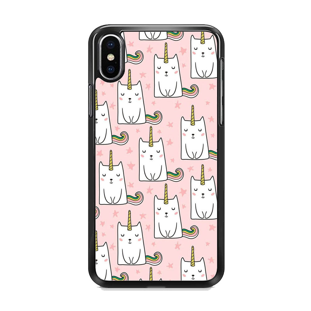 Cat Unicorn Style iPhone X Case