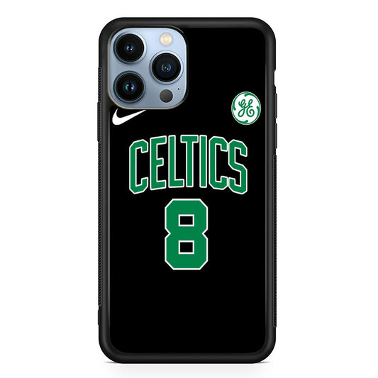 Celtics Jersey Black Number Eight iPhone 13 Pro Case