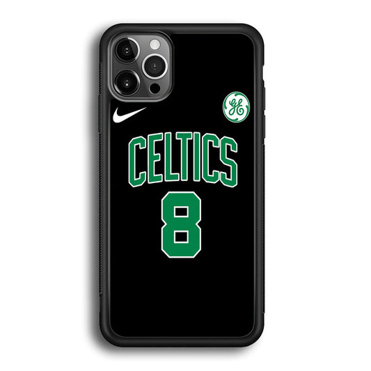 Celtics Jersey Black Number Eight iPhone 12 Pro Max Case
