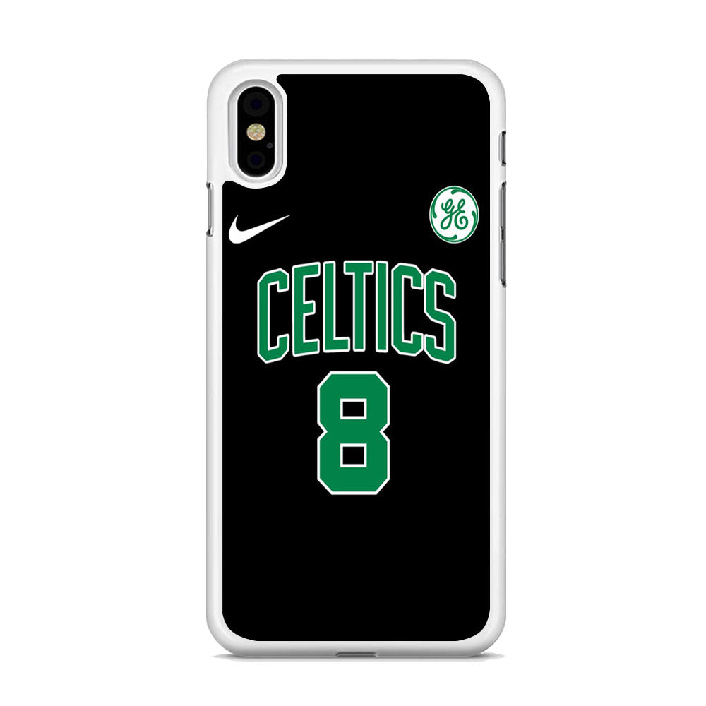 Celtics Jersey Black Number Eight iPhone X Case