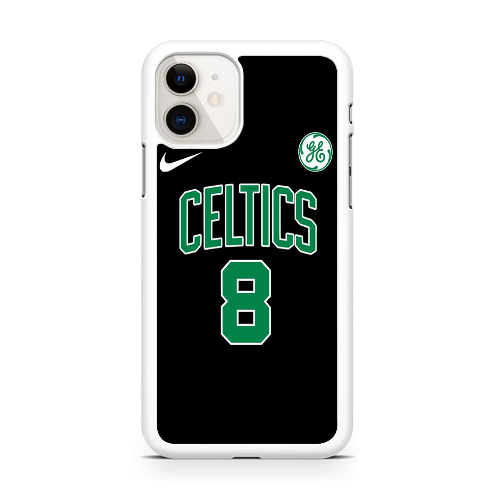 Celtics Jersey Black Number Eight iPhone 11 Case