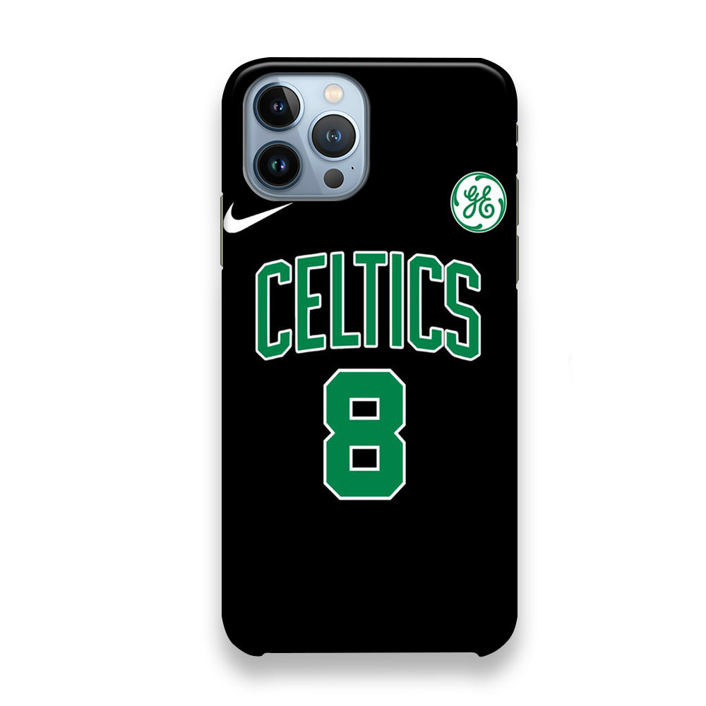 Celtics Jersey Black Number Eight iPhone 13 Pro Case