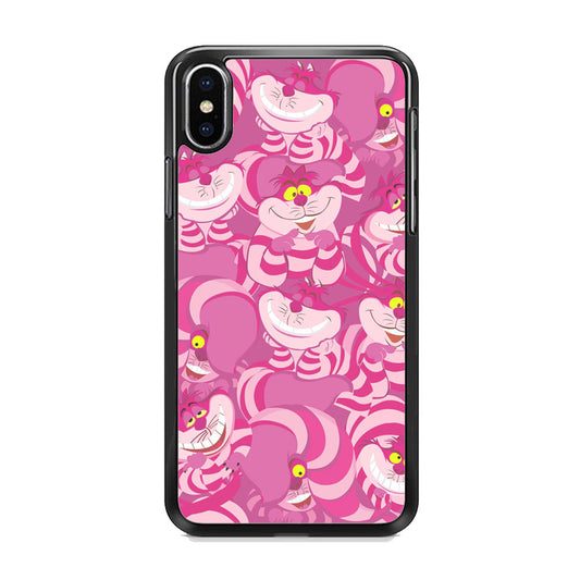 Cheshire Cat in Doodle iPhone X Case