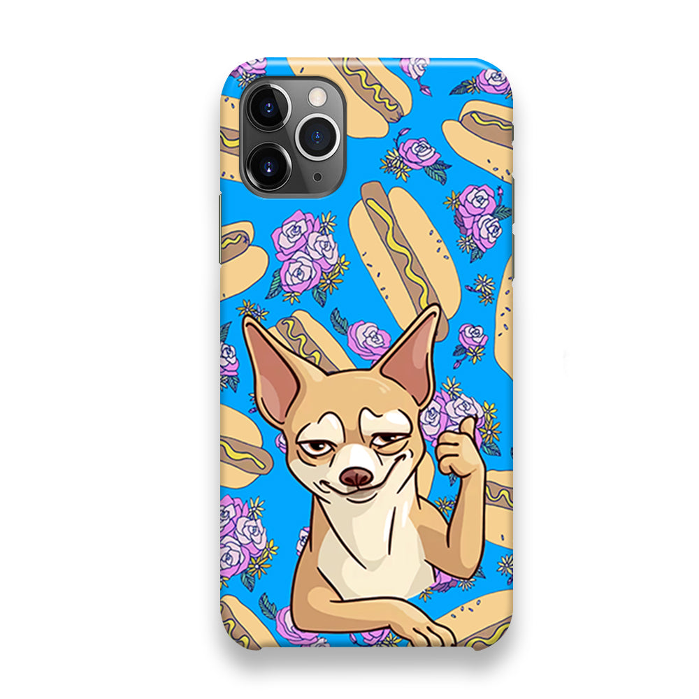 Chihuahua and Hot Dog Bid iPhone 12 Pro Max Case