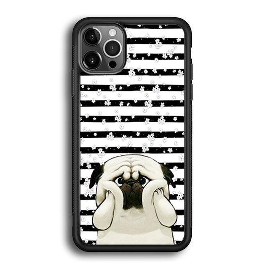 Chubby Face Pug iPhone 12 Pro Max Case
