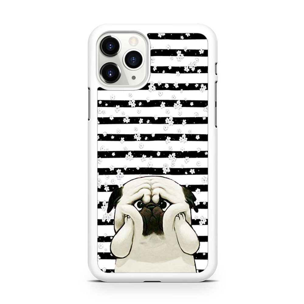 Chubby Face Pug iPhone 11 Pro Case