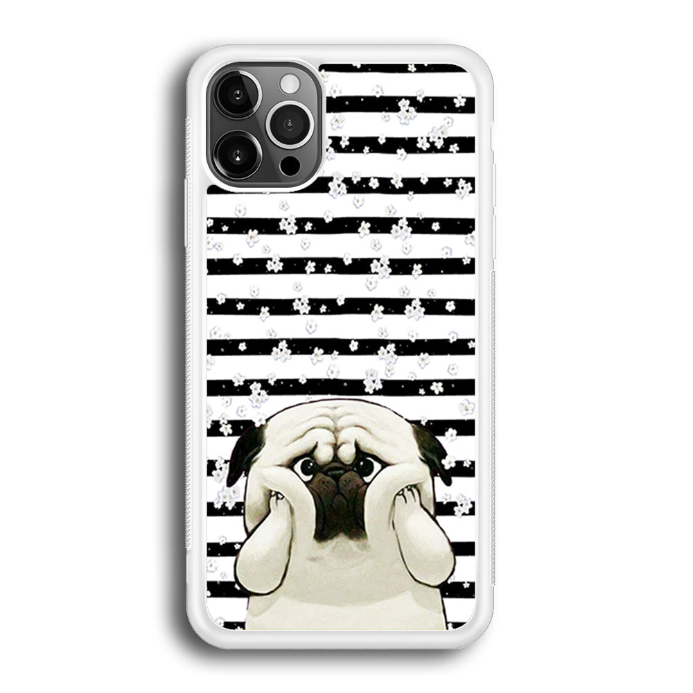 Chubby Face Pug iPhone 12 Pro Max Case